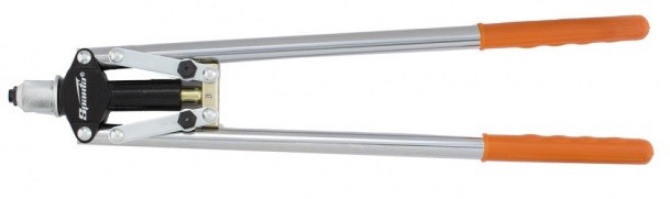 Клепальник Sparta 450 мм, двуручный заклепочник, усиленный, заклепки 3,2-4,0-4,8 мм 405385