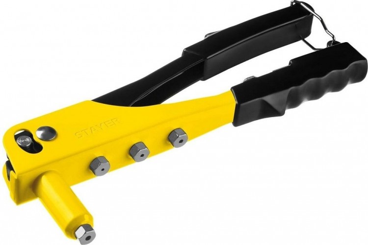 Клепальник STAYER MS 100 maxfix 3105, размер d=2,4-4,8 мм, из алюминия, ста 3105_z01