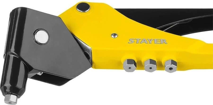 Клепальник STAYER MS 360 поворотный 0-360°, maxfix 3110, для заклепок из ал 3110_z01 - изображение 2