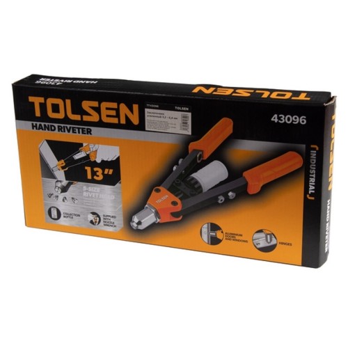 Клепальник TOLSEN TT43096 усиленный 3,2-6,4 мм - изображение 2