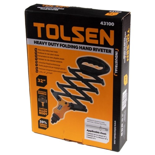 Клепальник TOLSEN TT43100 2,4-6,4 мм, "гармошка" - изображение 2