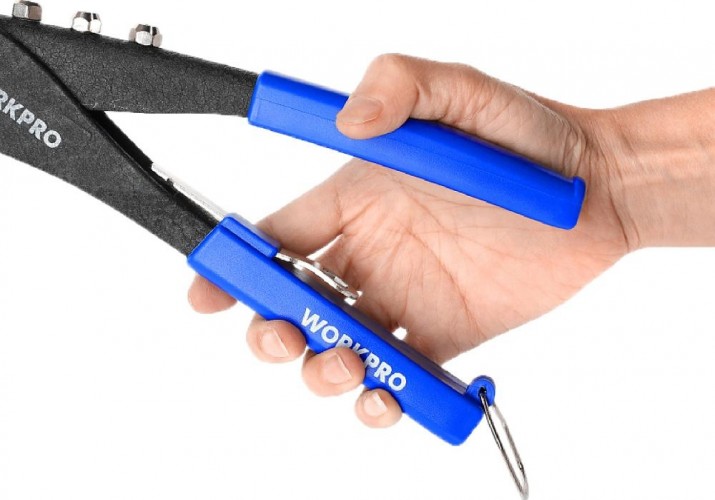 Клепальник WORKPRO WP225006 ручной 250мм алюминиевый - изображение 4