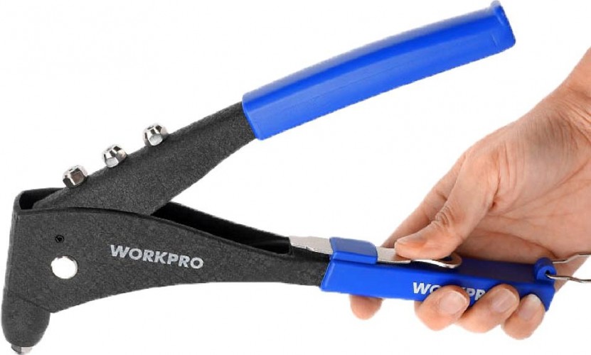 Клепальник WORKPRO WP225006 ручной 250мм алюминиевый - изображение 3