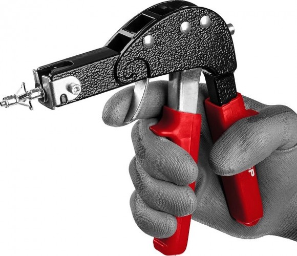 Клепальник ЗУБР МАСТЕР для анкеров (дюбелей) молли, 31385 - изображение 4