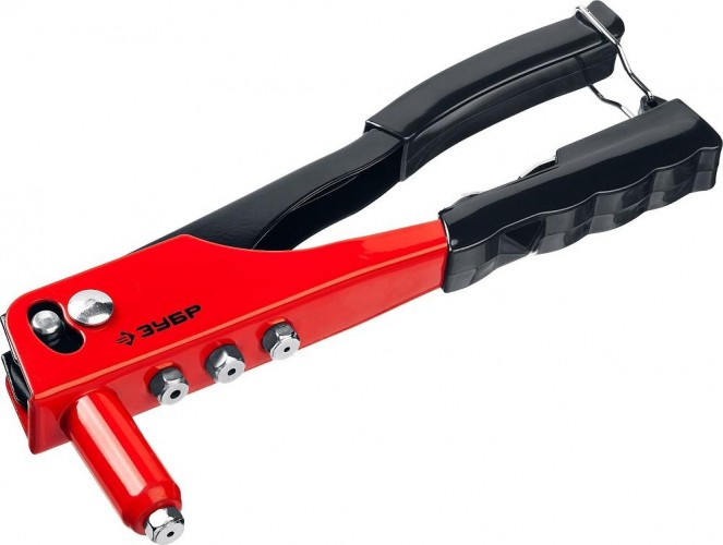 Клепальник ЗУБР МАСТЕР М-100 31050, для алюминиевых 2.4-4.8 мм, cтальной корпус 31050_z01 - изображение 2