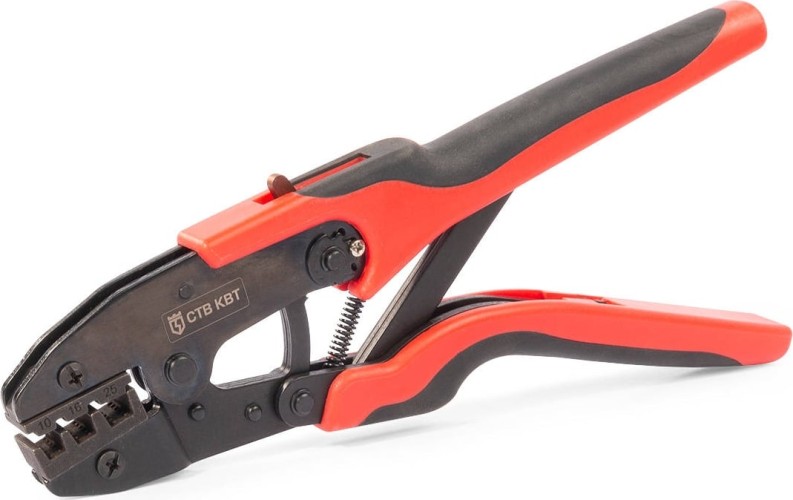 Клещи для опрессовки кабельных наконечников КВТ СТВ-03 55912