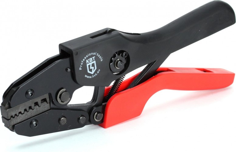 Клещи для опрессовки кабельных наконечников КВТ СТК-06 56543