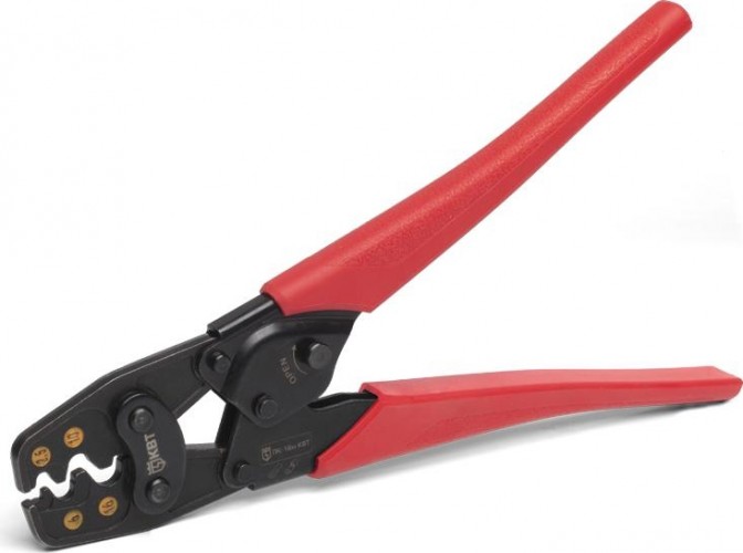 Клещи для опрессовки кабельных наконечников КВТ ПК-16м 78866