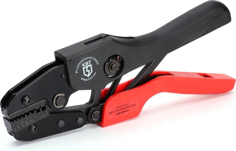 Клещи для опрессовки кабельных наконечников КВТ СТК-02 56539