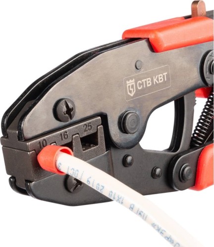 Клещи для опрессовки кабельных наконечников КВТ СТВ-03 55912 - изображение 2