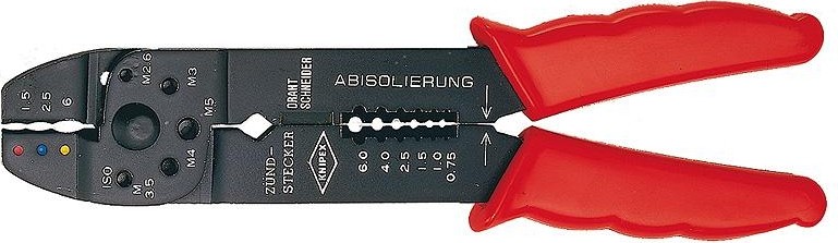 Клещи для опрессовки кабельных наконечников KNIPEX 9721215 KN-9721215