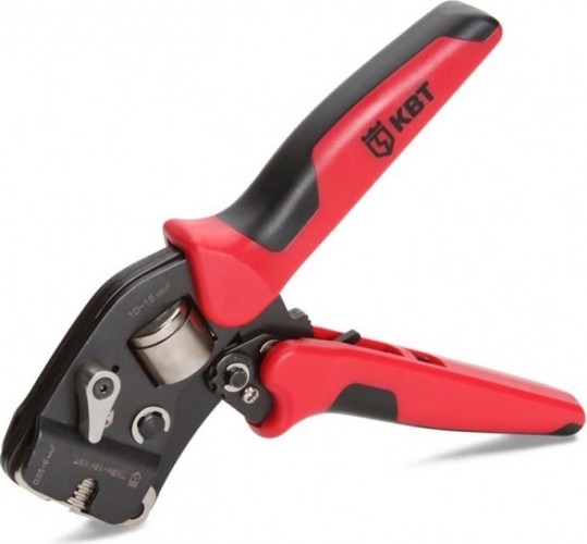 Клещи для опрессовки кабельных наконечников КВТ ПКВк-16т 74595