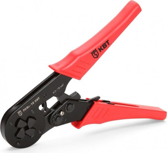 Клещи для опрессовки кабельных наконечников КВТ ПКВк-16 54549