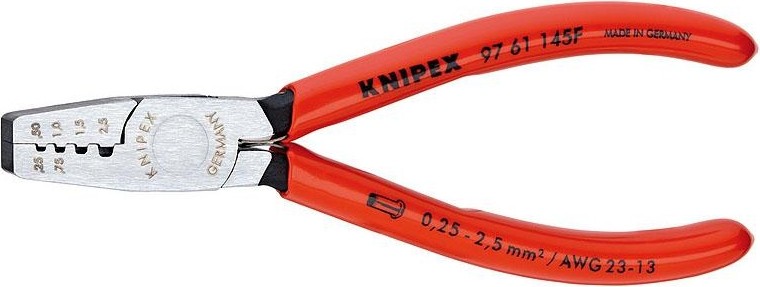 Клещи для опрессовки кабельных наконечников KNIPEX 9761145F KN-9761145F