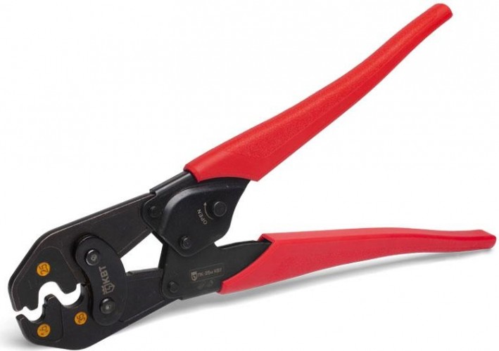 Клещи для опрессовки кабельных наконечников КВТ ПК-35м 78867