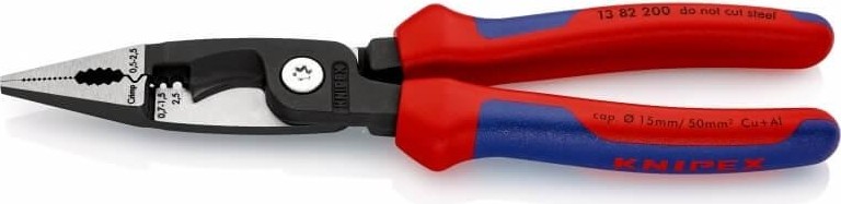 Клещи электромонтажные KNIPEX 1382200SB 200 мм KN-1382200SB - изображение 3