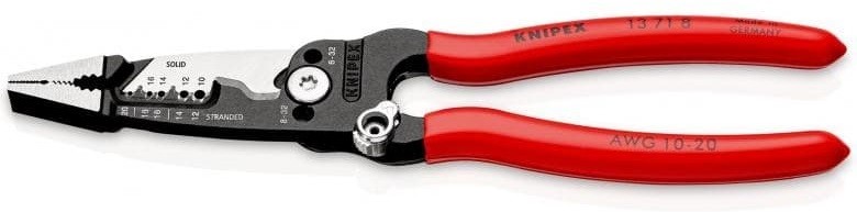 Клещи электромонтажные KNIPEX KN-13718 7-в-1