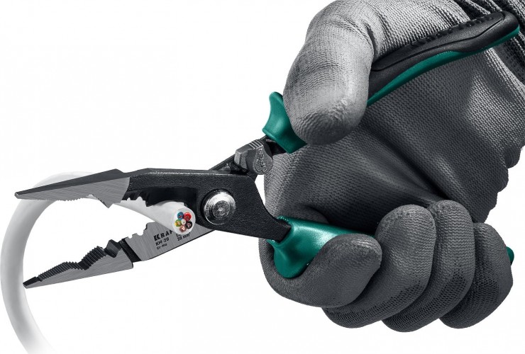 Клещи электромонтажные KRAFTOOL KM-20 многофункциональные 23336-20 - изображение 4