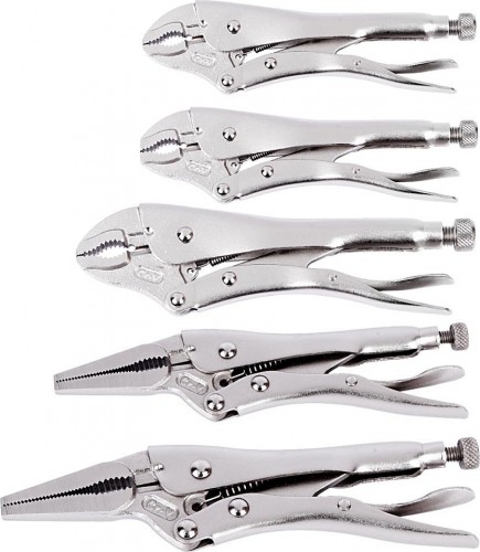 Клещи фиксирующие WORKPRO WP201002 (набор 5 предмета)