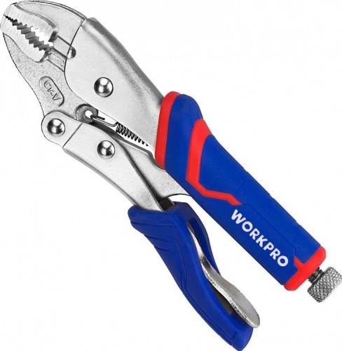 Клещи фиксирующие WORKPRO WP231073 180мм pro
