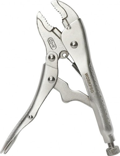 Клещи фиксирующие WORKPRO WP231060 с изогнутыми зажимами 300мм - изображение 2