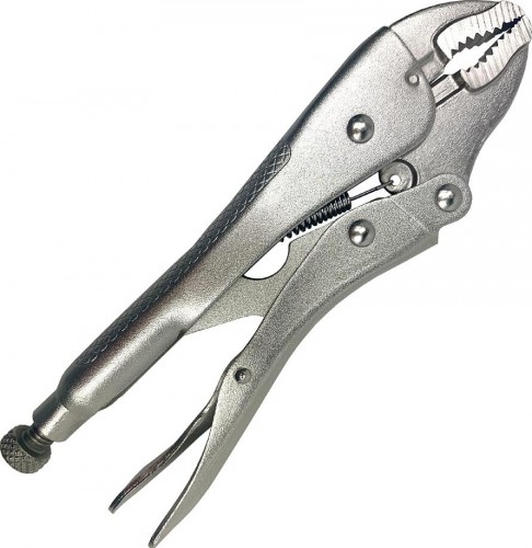 Клещи фиксирующие WORKPRO WP231058 с изогнутыми зажимами 180мм - изображение 2