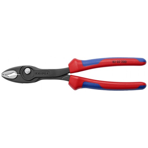 Клещи KNIPEX KN-8202200SB TwinGrip с фронтальным и боковым захватами - изображение 3
