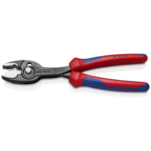 Клещи KNIPEX KN-8202200SB TwinGrip с фронтальным и боковым захватами - изображение 4