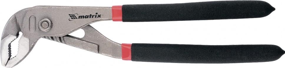 Клещи MATRIX 165 мм , переставные, обливные рукоятки// 15707