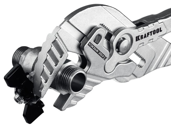Клещи переставные-гаечный ключ KRAFTOOL VISE-WRENCH x 300 мм 22069 - изображение 3