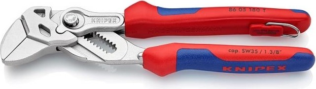 Клещи переставные KNIPEX 8605180T 180 мм со страховочным креплением KN-8605180T