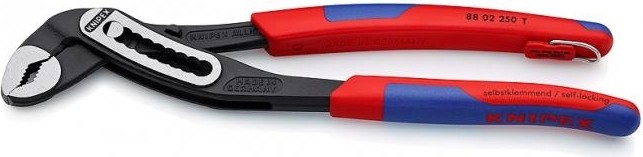 Клещи переставные KNIPEX "ALLIGATOR" 8802250T 250 мм со страховочным креплением KN-8802250T