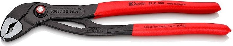 Клещи переставные KNIPEX "COBRA" 8721300SB 300 мм KN-8721300SB