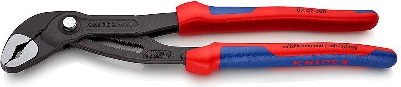 Клещи переставные KNIPEX "COBRA" 8702300SB 300 мм KN-8702300SB
