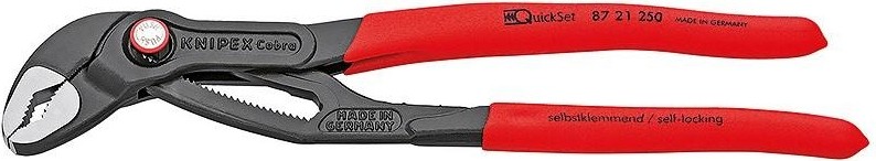 Клещи переставные KNIPEX "COBRA" QuickSet 8721250 250 мм KN-8721250