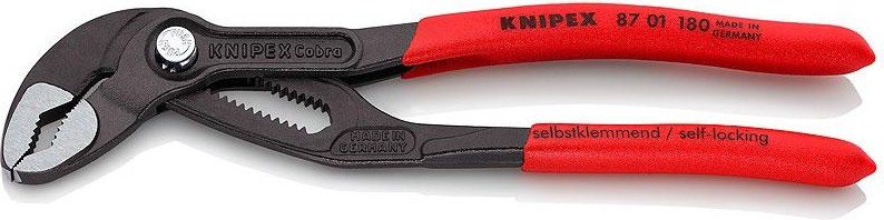 Клещи переставные KNIPEX "COBRA" 8701180SB 180 мм KN-8701180SB