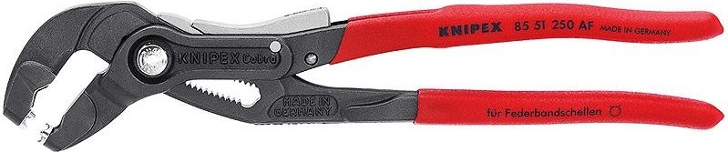 Клещи переставные KNIPEX для пружинных хомутов 8551250 AF 250 мм KN-8551250AF