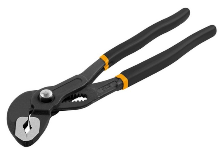 Клещи переставные TOLSEN 250 мм, кнопочный механизм TT10329