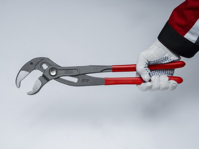 Клещи переставные VOLL Cobra 5.12400 с механизмом быстрой фиксации, L-16" (400 мм), CrV 5.12400 - изображение 5