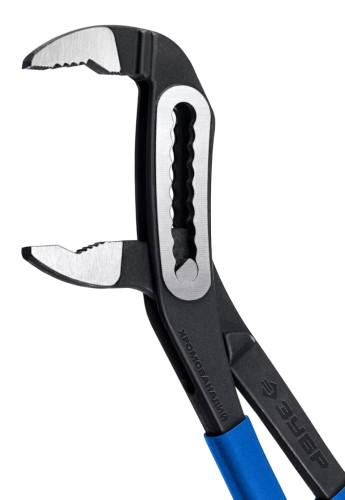 Клещи переставные ЗУБР 2244-25 Профи 250 мм, захват 60 мм, CrV, с широким зевом - изображение 3