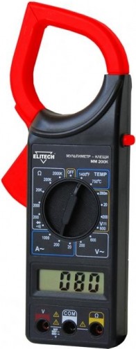 Клещи токоизмерительные ELITECH ММ 200К 182086