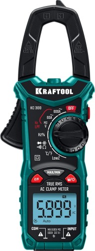 Клещи токоизмерительные KRAFTOOL KC-300 цифровые 59832