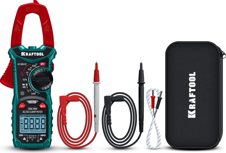 Клещи токоизмерительные KRAFTOOL KC-300DC цифровые 59830 - изображение 2