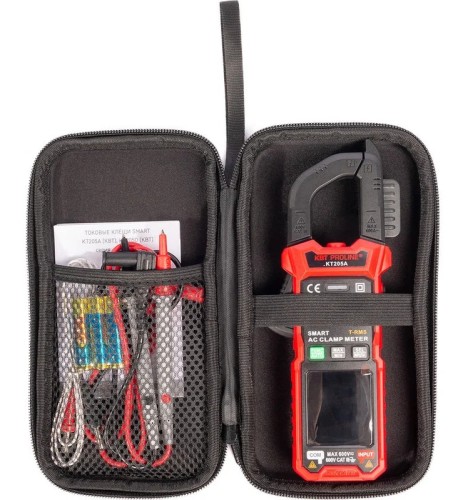 Клещи токоизмерительные КВТ КТ 205А серия PROLINE цифровые 90385 - изображение 2