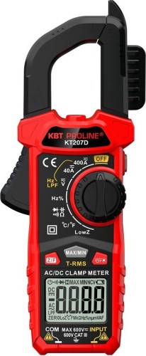Клещи токоизмерительные КВТ KT 207D серия PROLINE цифровые 91920