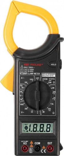 Клещи токоизмерительные КВТ KT266F kt "proline" цифровые 79133