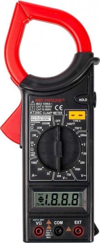 Клещи токоизмерительные КВТ KT266C kt "proline" цифровые 79132