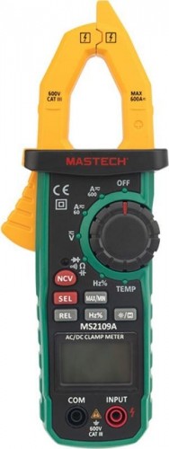 Клещи токоизмерительные MASTECH MS2109A + постоянный ток 13-1309