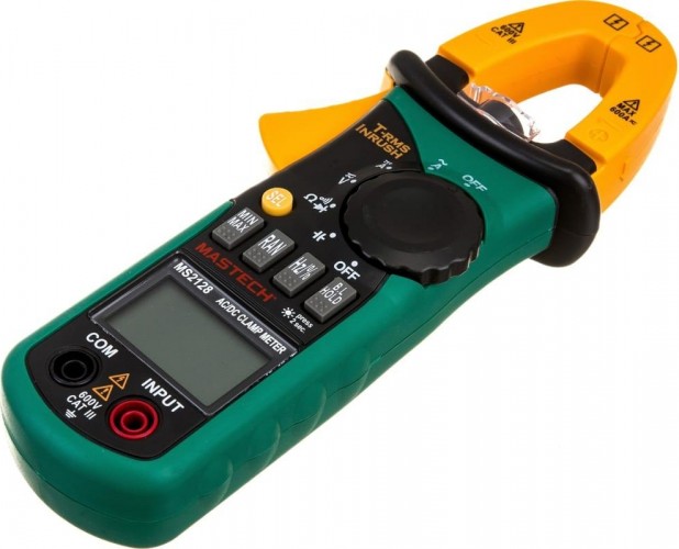 Клещи токоизмерительные MASTECH MS2128 + постоянный ток + t-rms 13-1317 - изображение 2