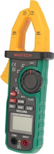 Клещи токоизмерительные MASTECH MS2109A + постоянный ток 13-1309 - изображение 2